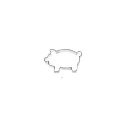 Ausstechform, Schweinchen, 7 cm
