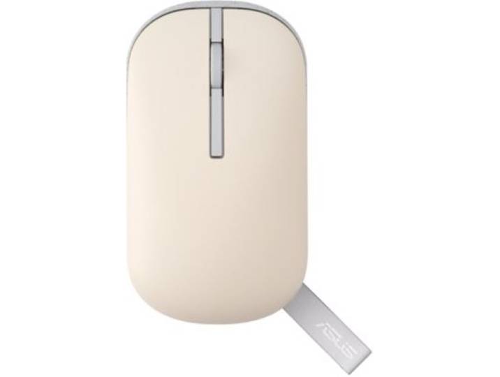 Asus - Souris Sans Fil Marshmallow Md100 Beige Et Vert Clair