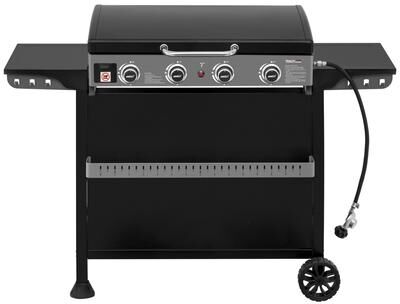 Royal Gourmet 30-Inch 4-Burner Gas Griddle w/ Removable Standing Cart, 34,000 BTU, Outdoor Backyard BBQ