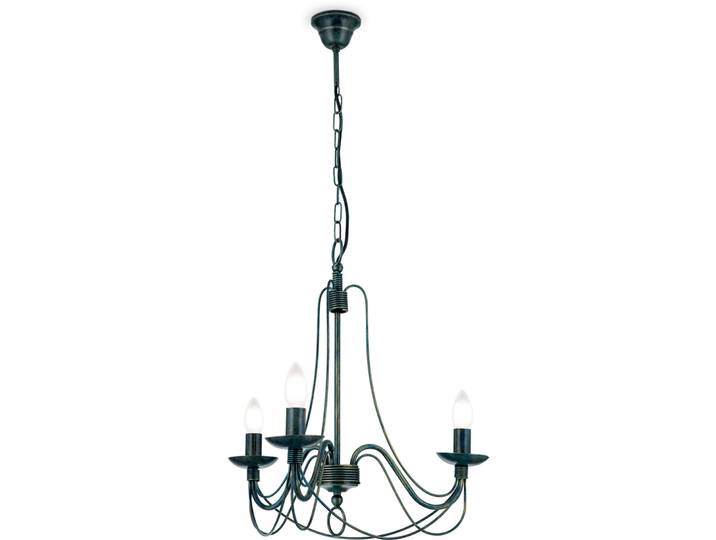 Kronleuchter Vela Schwarz/grün Stahl H 50 B 50 cm