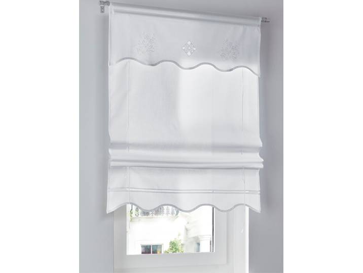 Raffrollo HEINE HOME Gr. 3, weiss (weiß), B:80cm H:130cm, Raffrollos, Raffrollo