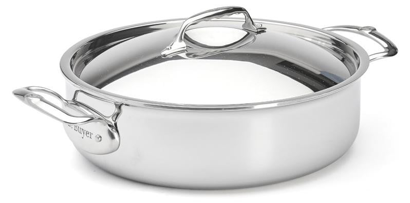 De Buyer Affinity braadpan met deksel, 28 cm