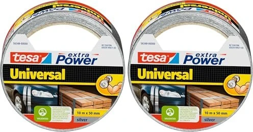 Tesa extra Power Gewebeband 10m 38mm grau