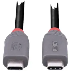 Lindy 36958 USB Kabel 2 m USB4 Gen 3x2 USB C Schwarz (2 m, USB 4, 240 W), USB Kabel