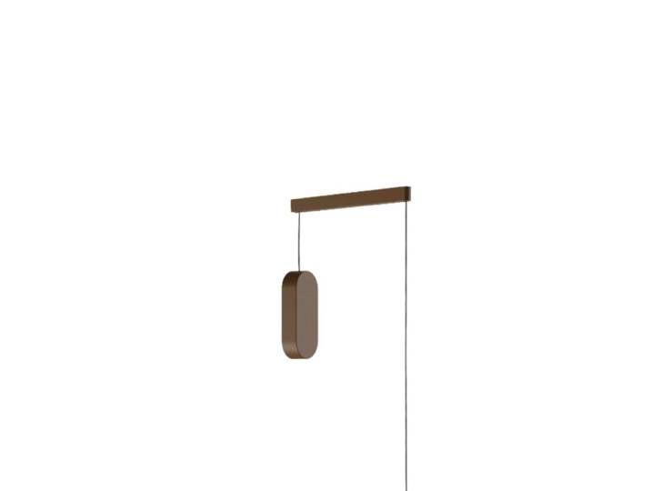 Lodes Wandhalterung Wall Oval - Natürliches Braun