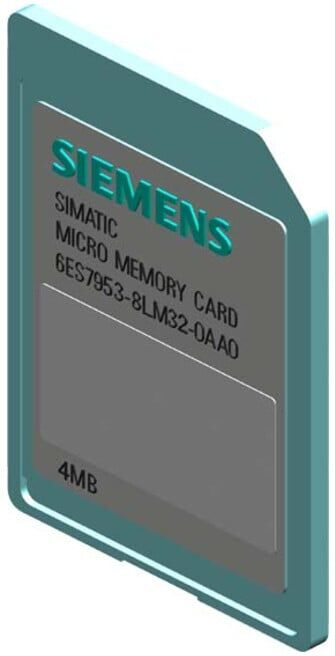 Siemens Indus.Sector SIMATIC S7 Memory Card 4-MBYTE 6ES7953-8LM32-0AA0 (6ES79538LM320AA0)