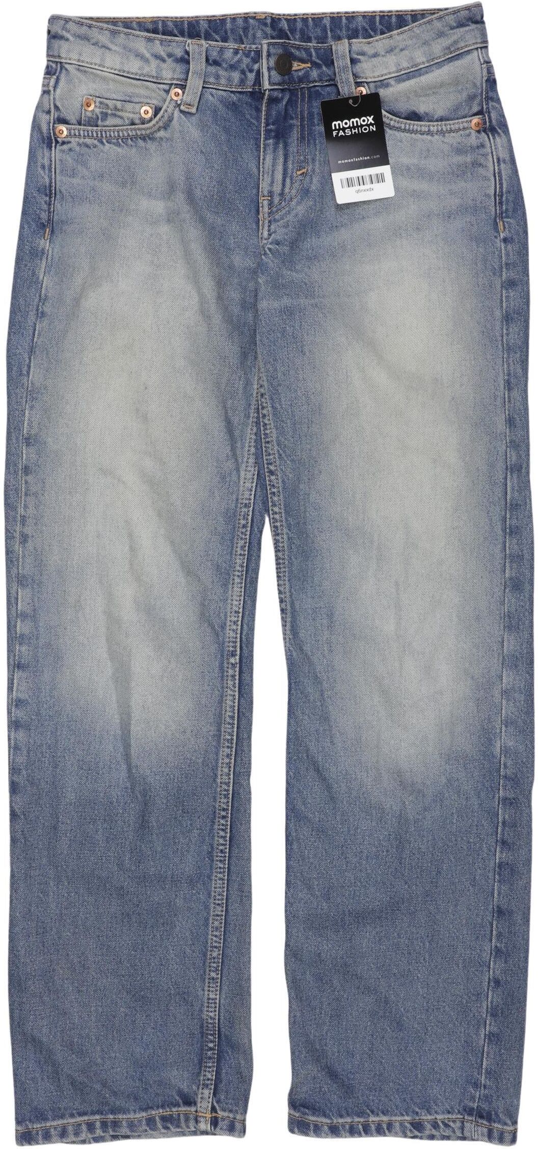 Weekday Damen Jeans, Hellblau, Gr. W24, Baumwolle - Second Hand