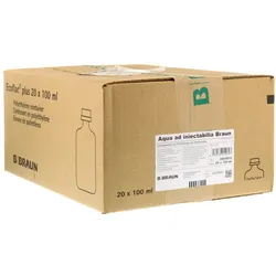 AQUA AD Injectabilia Ecoflac Plus Injekt 20X100 ml