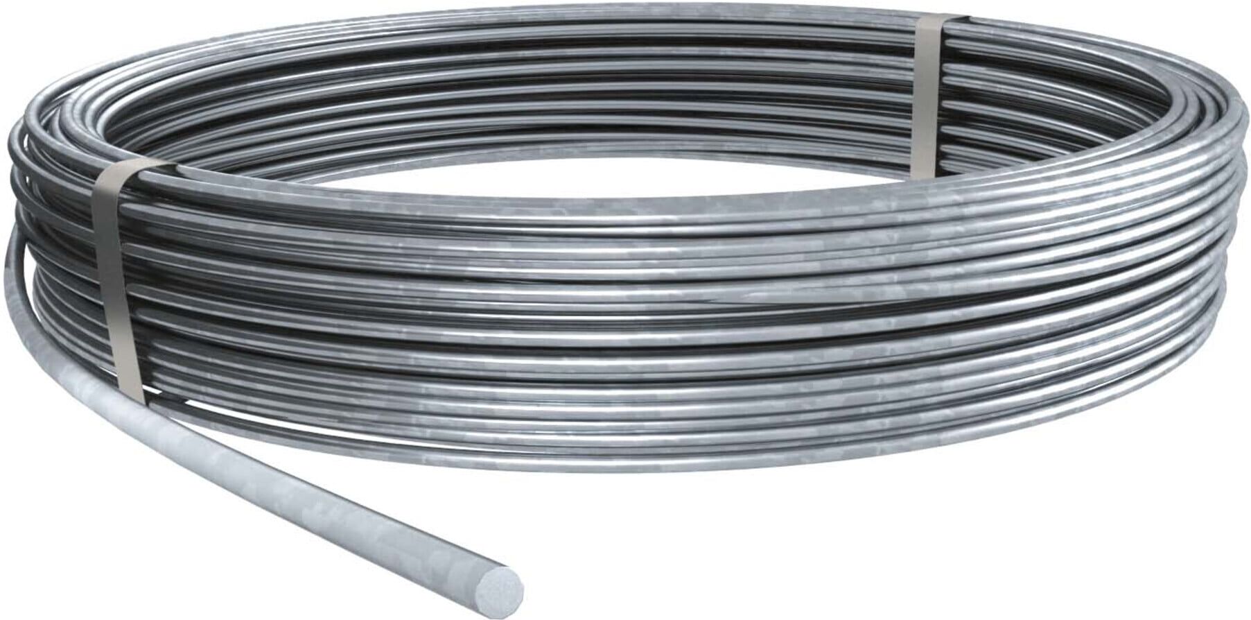 OBO Bettermann RD 10 Stahldraht vz vz aus Stahl verzinkt, Ø 10 mm, 5021103)