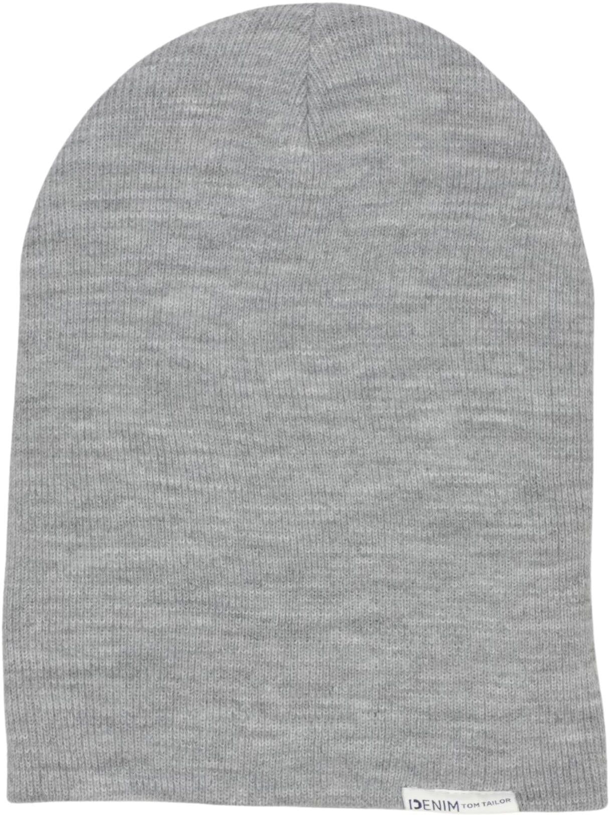 TOM Tailor Denim Damen Hut oder Mütze, Grau, Gr. Onesize, kein / Etikett - Second Hand