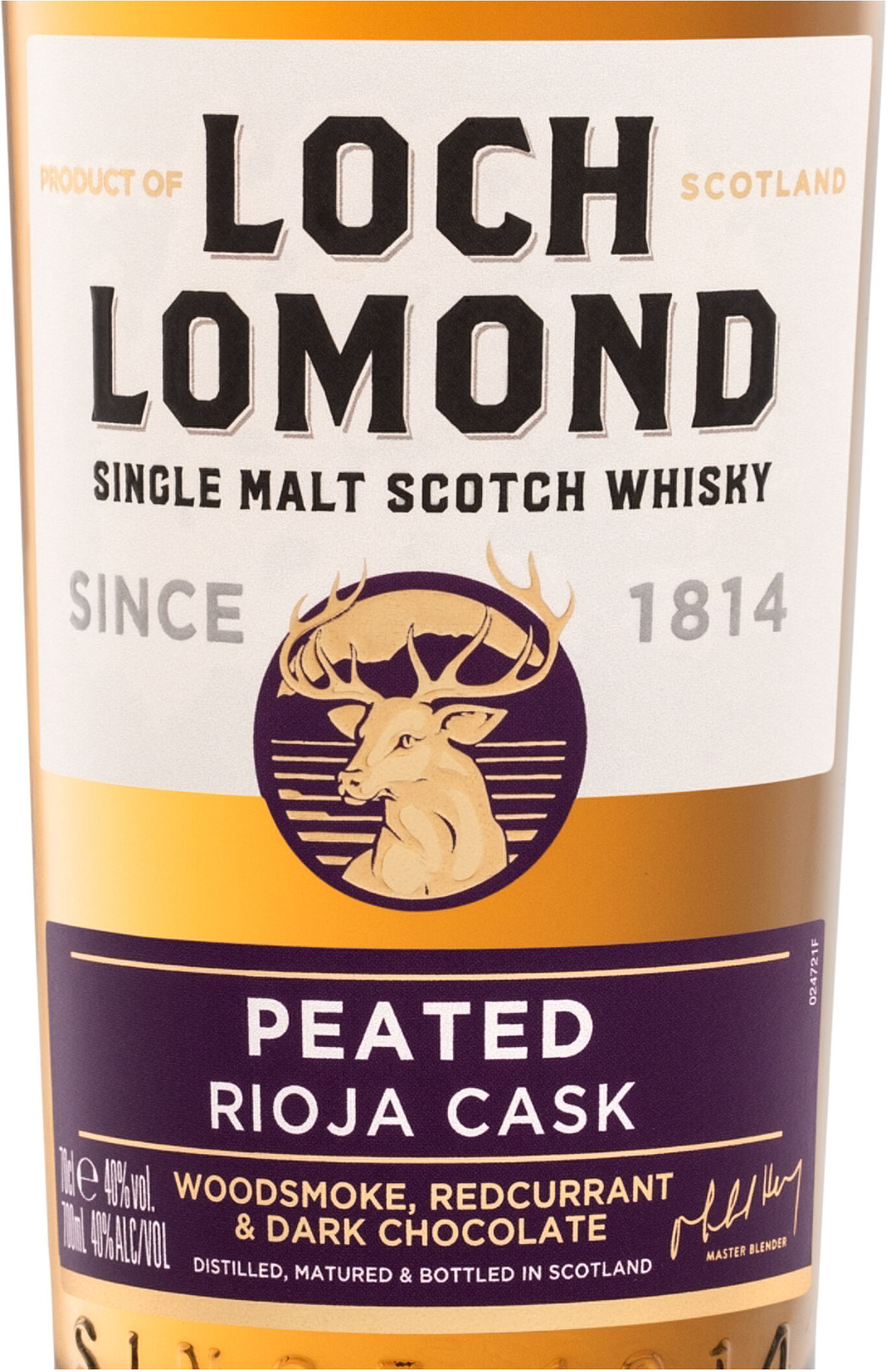 LOCH LOMOND Single Malt Scotch Whisky Peated Rioja Cask 40% Vol