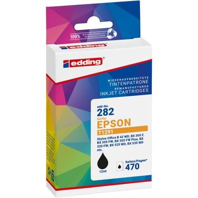 Edding Druckerpatrone ersetzt Epson T1291 Kompatibel Schwarz EDD-282 18-282-01