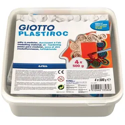 Giotto, Modelliermasse, Plastiroc Boetseerpasta 4x500g