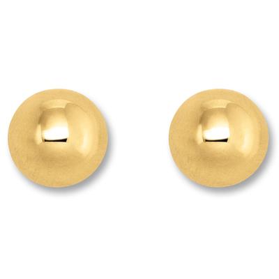 Paar Ohrhänger ONE ELEMENT "Halb Kugel verbödet Ohrringe Ohrstecker aus 333 Gelbgold", gold, Ohrringe, Damen, Damen, Gelbgold 333 Gold, Gelbgold 333, Gold, Zartes Emblem – unaufdringlich und dennoch ausdrucksstark