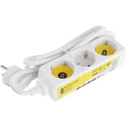 Nobrand, Steckdosenleiste, Q-Link Tischsteckdose 1,5m (3x, 1.50 m)