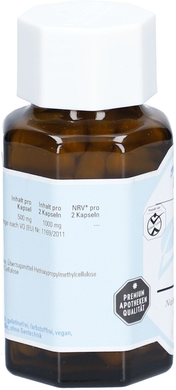 Naturafit Arginin 500 Kapseln 60 St