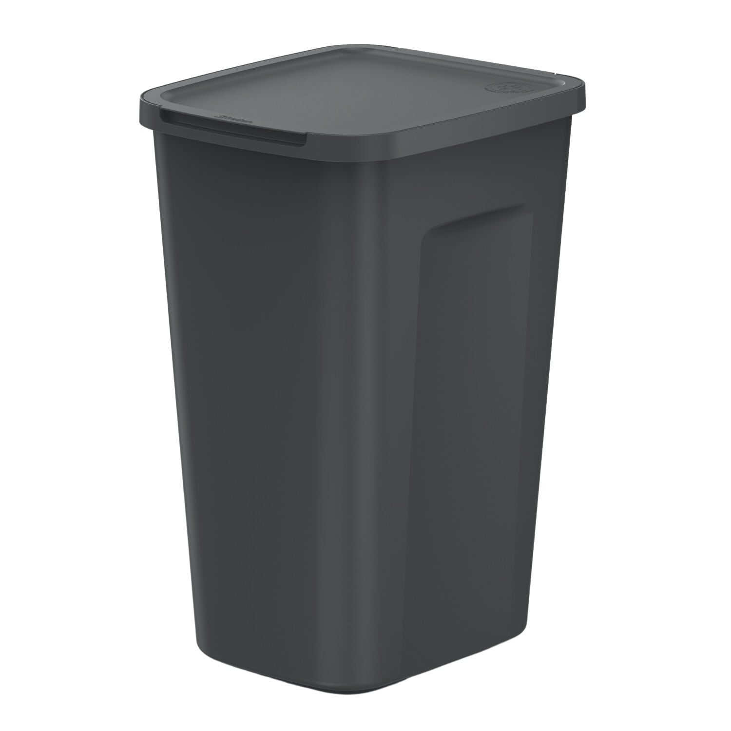 Prosperplast Afvalbak COMPACTA Q FLAP PLUS, zwart, 50 liter
