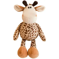 Plüsch Maskottchen Kuscheltier Giraffe gefleckt 25cm