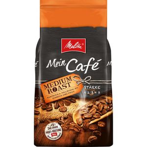 Melitta Kaffee Mein Café Medium Roast, ganze Bohnen, Arabica & Robusta, 1 kg