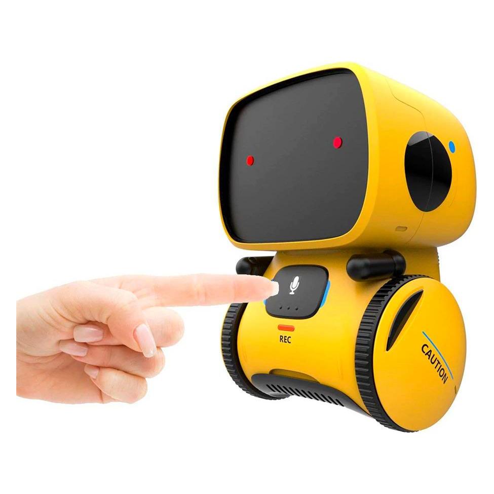 PNI Robo One interaktives intelligentes Roboterpaket, Sprachsteuerung, Touch-Tasten, gelb + Midland (43698069)