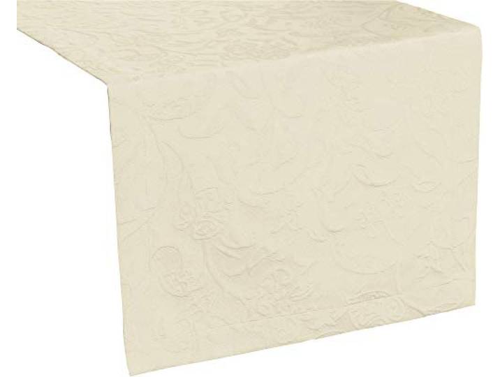 Pichler CORDOBA_050/150_PE hochwertig und bügelfrei - Gedeckläufer 50 x 150 cm perle