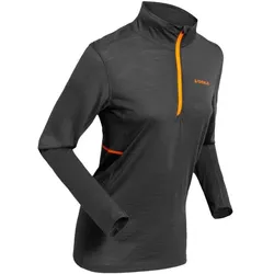 Daehlie, Damen, Funktionsshirt, W Performance Wool Half Zip (M), Schwarz, Grau