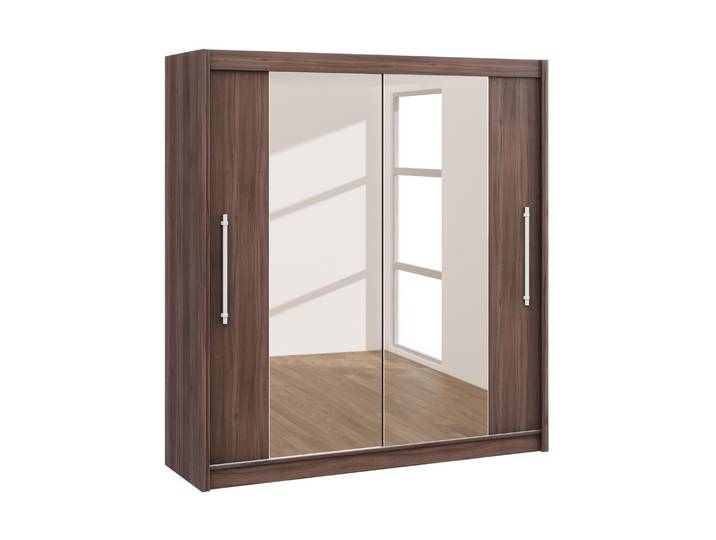 Kleiderschrank Schiebetüren mit Spiegel MONO 200 cm