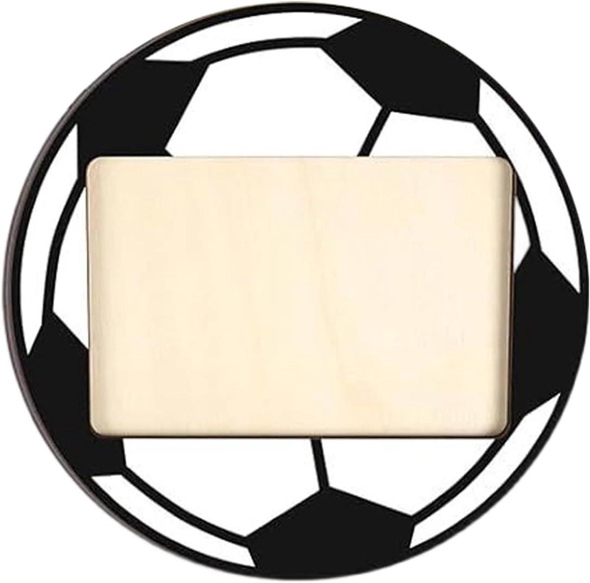Houten Fotolijst met Voetbal Thema - Multicolor - 20 cm