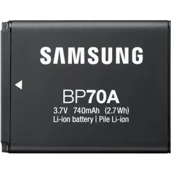 Samsung BP-70A, Akku (Kamera Akku), Kamera Stromversorgung, Schwarz
