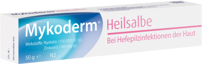 Engelhard Arzneimittel GmbH & Co.KG MYKODERM Heilsalbe Nystatin u.Zinkoxid 50 g 01341393