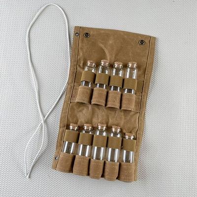 Outdoor-Camping Gewürzflaschen-Taschenset Camping Picknick Gewürzflaschen-Aufbewahrungstasche