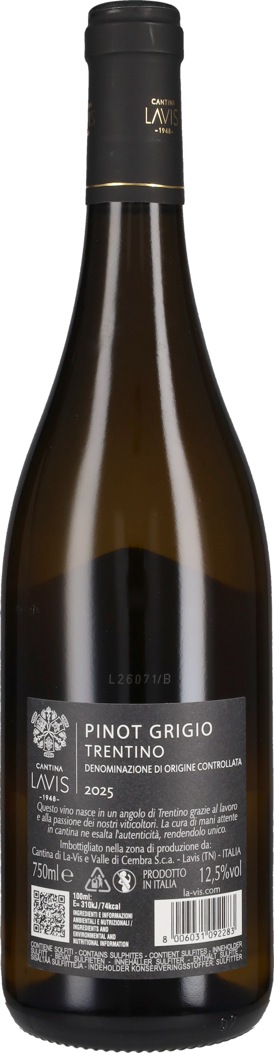 Pinot Grigio La Vis 2025