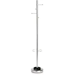 Garderobenständer Reisenthel satinierter Stahl silber, 172 cm