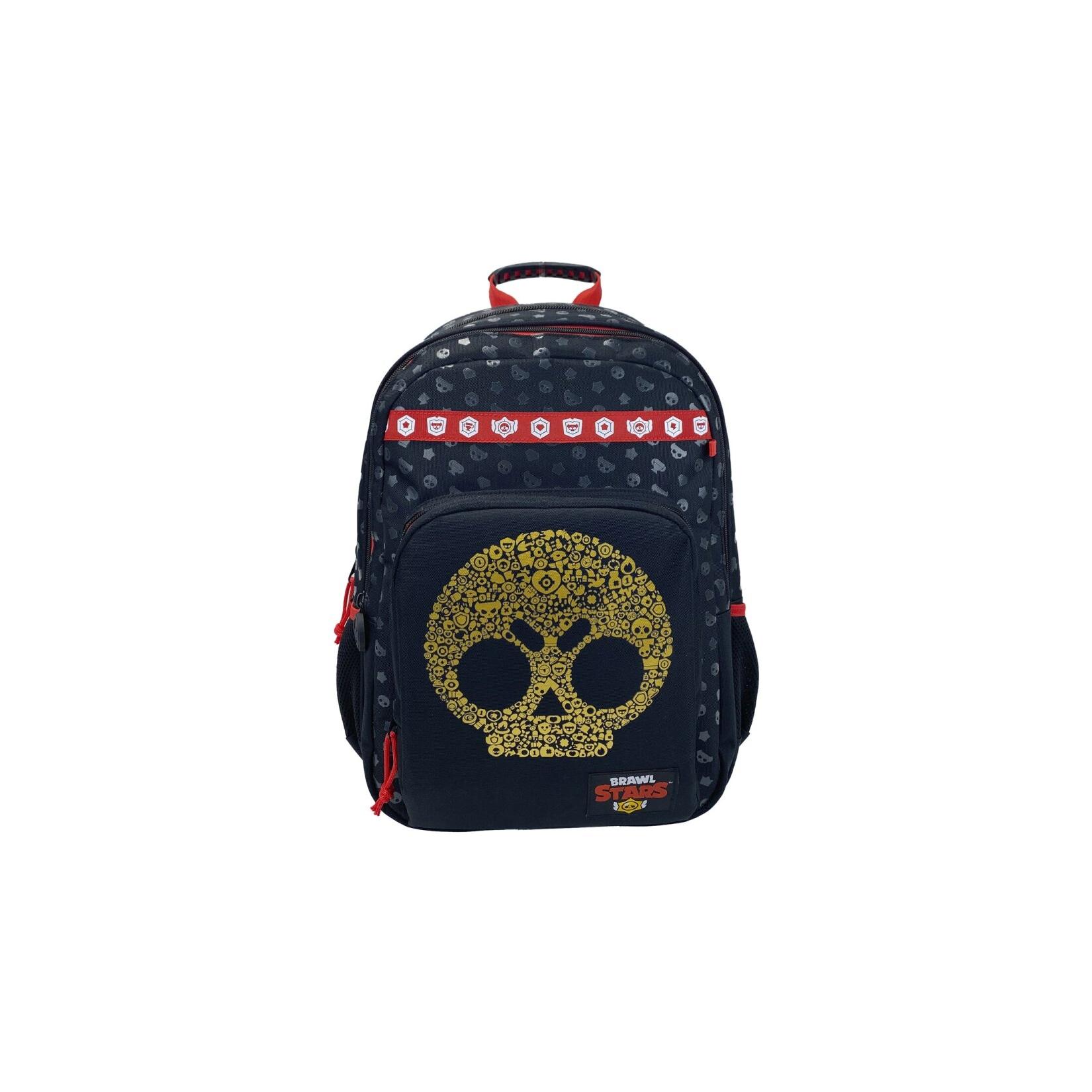 Schulrucksack 43 × 35 cm Rucksack mit 3 Fächern und Seitentaschen