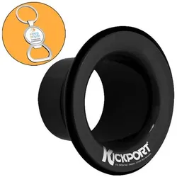 Kickport KP2-BL Bassdrum Kick-Booster Schwarz mit Flaschenöffner, Schlagzeug Zubehör, Schwarz