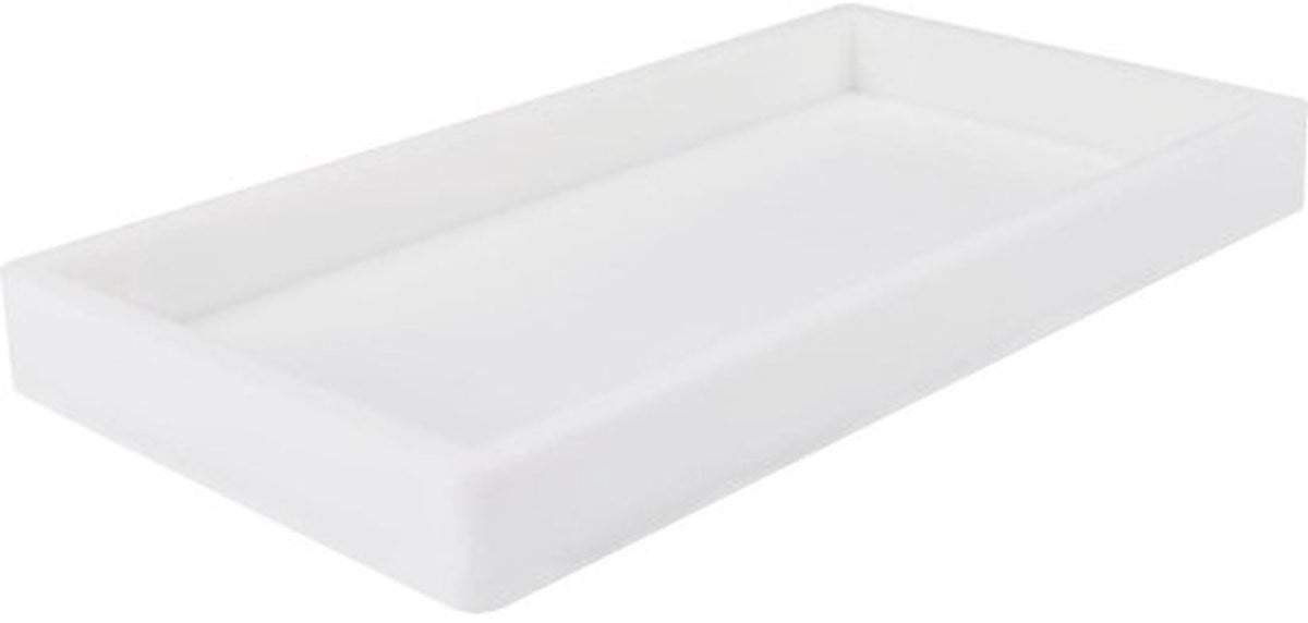 Siliconen dienblad voor badkamer en keuken voor de opslag van handdoeken, kaarsen, cosmetica en planten