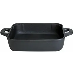Paella World, Grillgeschirr, Gusseisenpfanne quadratisch mit 2 Griffen - 25 x 25 x 6 cm