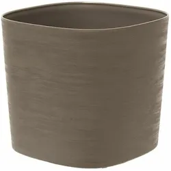 Garden ID, Blumentopf, Selbstbewässernder Blumentopf Taupe 30 x 30 cm
