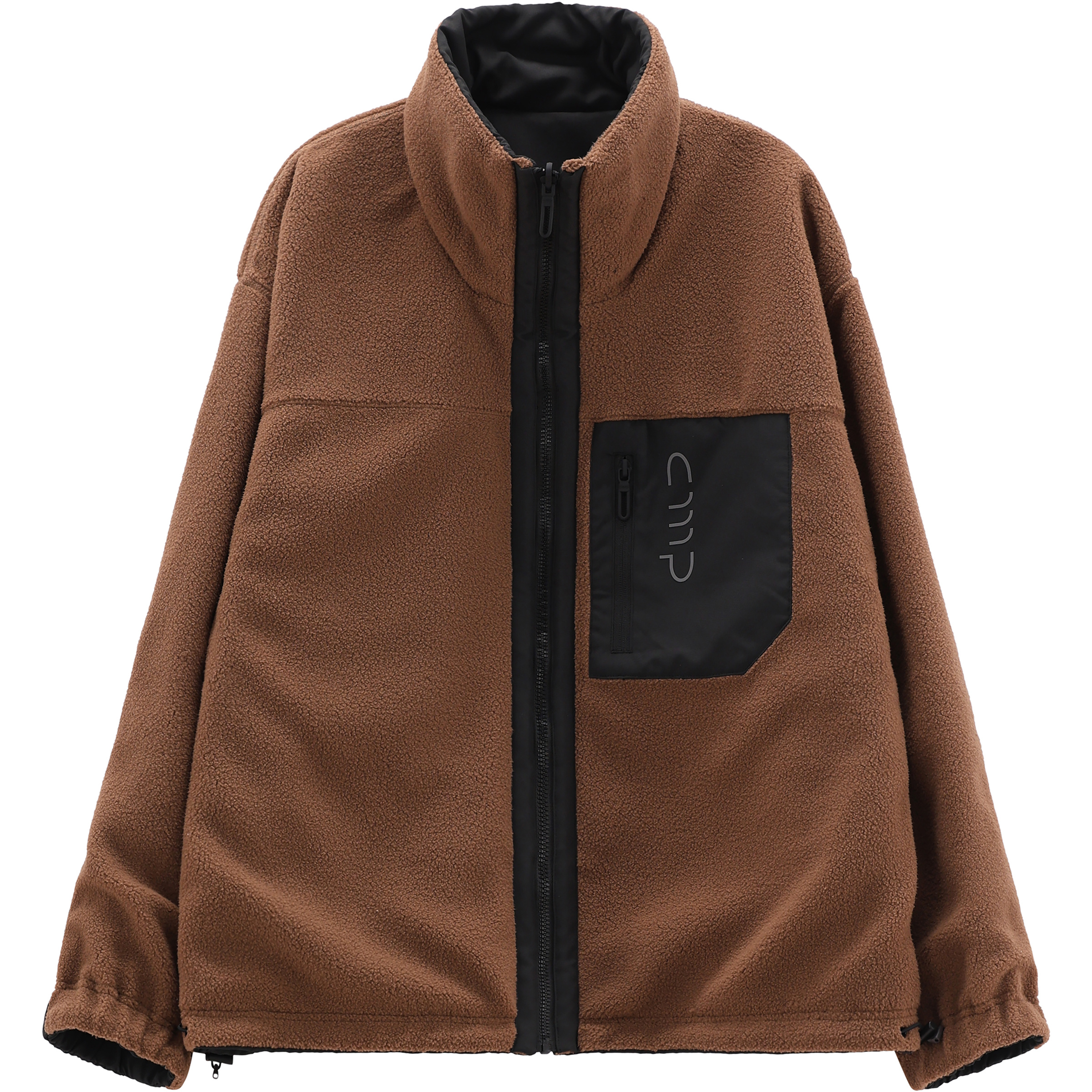 CMP Collective (of) Moving People Reverse Herren Fleecejacke schwarz Größe L Trekking Winddicht