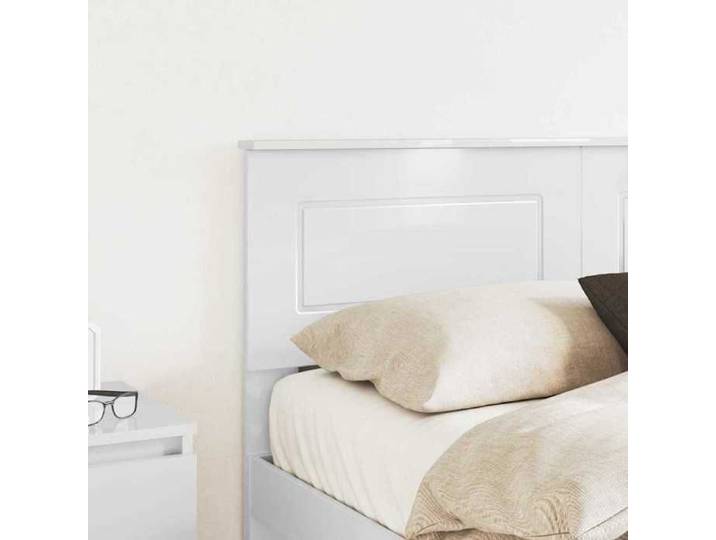 Top sélection  Tête de lit - ECOHOME - Blanc Brillant 140cm - bois d'ingénierie - 2082
