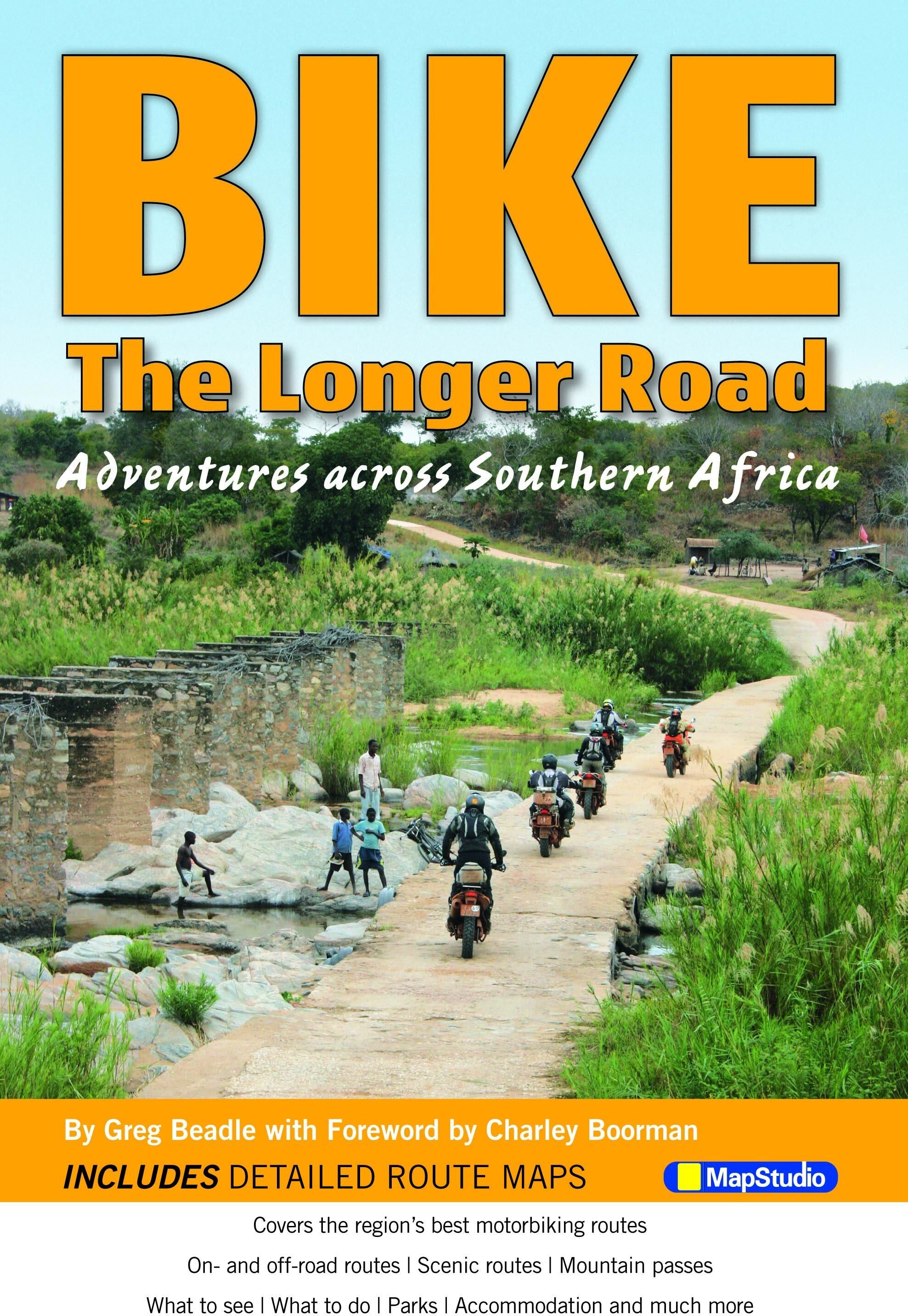 Guide vélo - The longer road: Adventures across Southern Africa   MapStudio