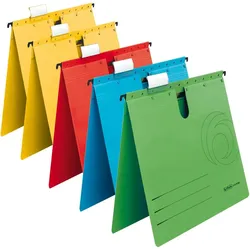 herlitz Hängehefter 230g/qm farbig sortiert VE=10x5 Stück