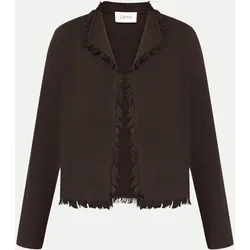 Cardigan in Western-Optik Braun 36