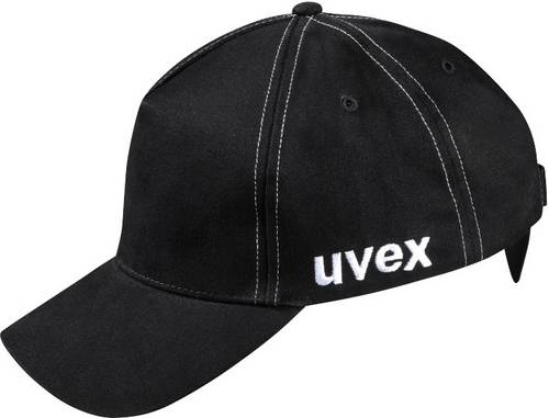 Uvex U-Cap Sport Anstoßkappe - Langer Schirm - Schwarz - 60-63 cm