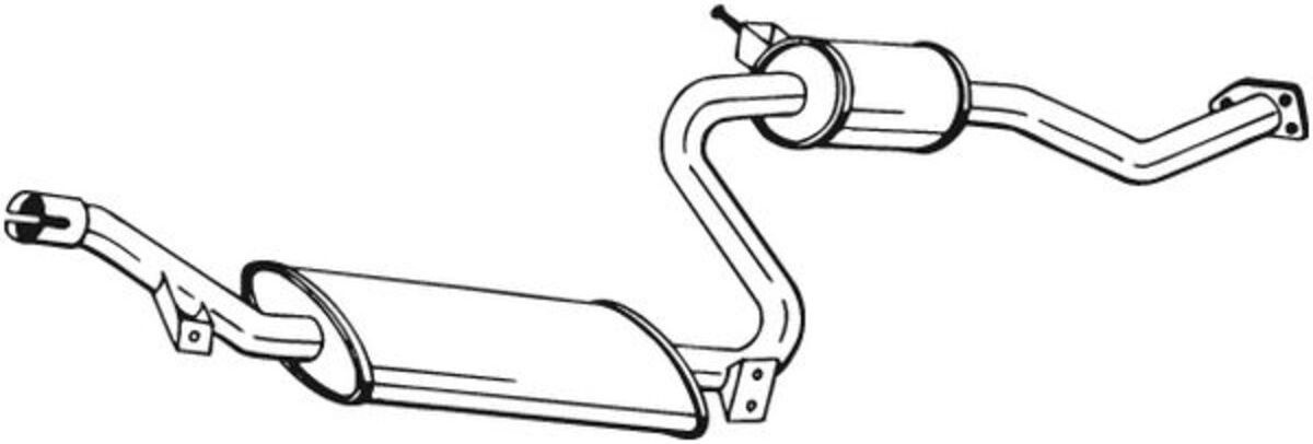 Mittelschalldämpfer BOSAL 283-603