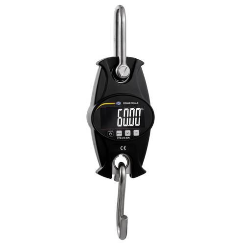 PCE Instruments Kranwaage PCE-HS 60N Wägebereich (max.) 60 kg|Schäkel |Haken|Genau ±1% v. Mb.|Metall|beleucht. LCD