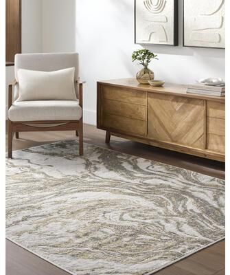 Livabliss Amman Mid-Century Modern Area Rug
