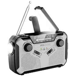 Silva Notfallradio SOS 112 UKW/MW, Kurbel, Akku, Solar, USB