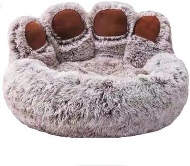 Inspire Essentials SnuggleNest Fluffy Dog Bed 4 19.69 Inches
