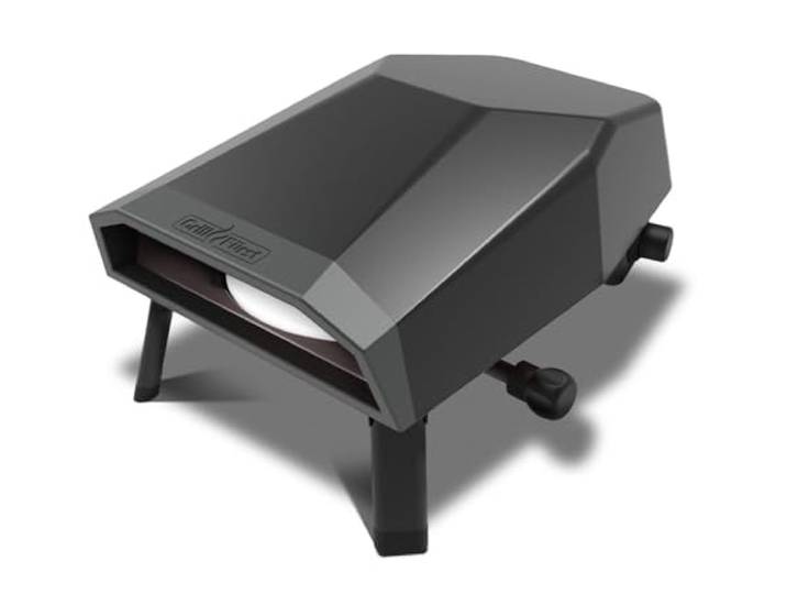 Grillfürst Gas Pizzaofen 305 mit drehbarem Pizzastein - bis zu 400°C, 4,65 kW starker Outdoor-Ofen für Pizza, geeignet für Terrasse, Balkon und Garten, perfekt für knusprige Pizza